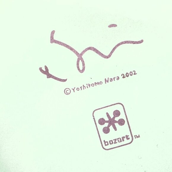 Original 2002 Yoshitomo Nara "Too Young To Die" Ceramic Art Object — GUC - Picture 3 of 6